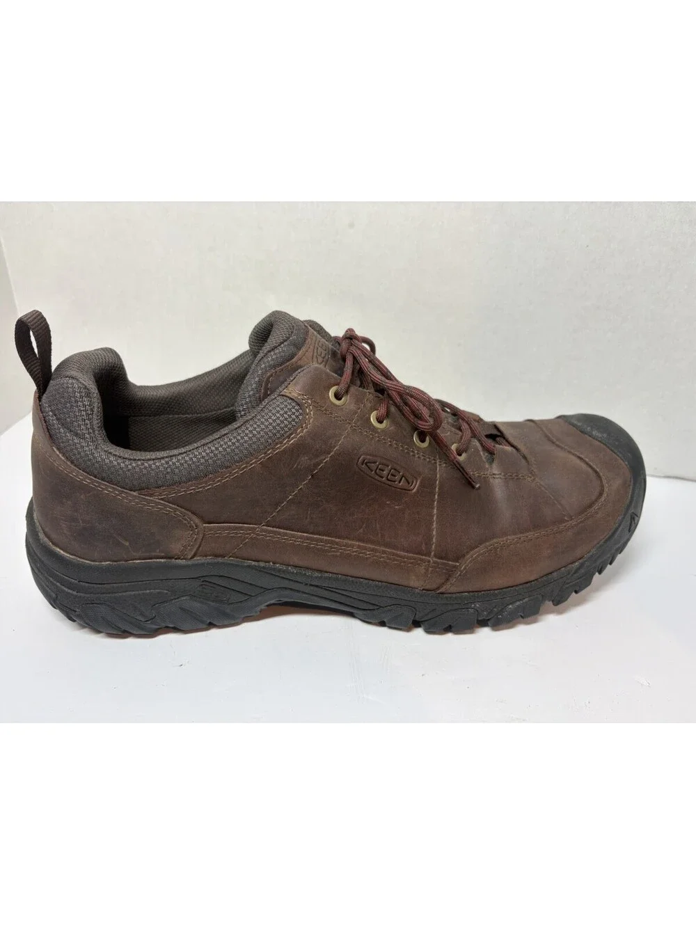 Keen Targhee III Oxford Mens Shoe Sz 16 M Brown Leather Walking Shoes